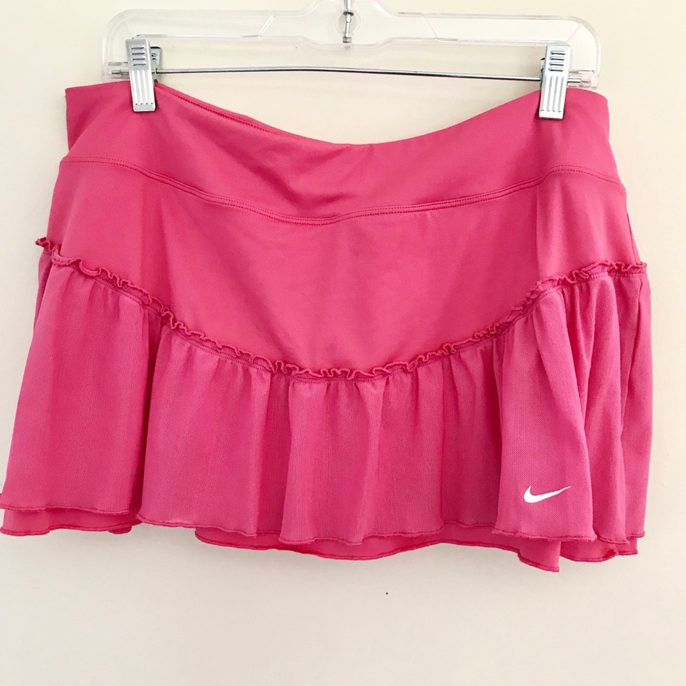 Nike Dri-Fit Tennis Skirt Pink Built in Shorts XL